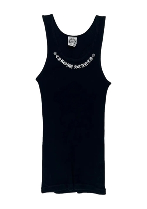 Chrome Hearts Scroll logo tank top - Black