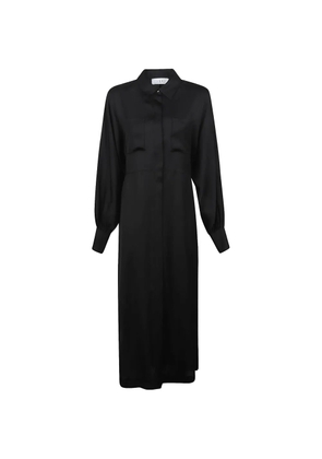 IRO chest pockets midi dress - Black