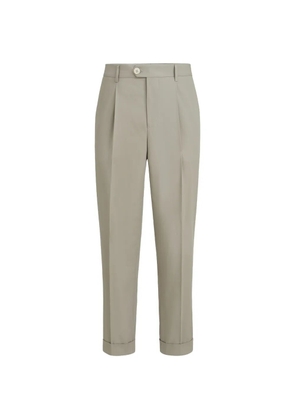 Brunello Cucinelli trousers with pleats - Neutrals