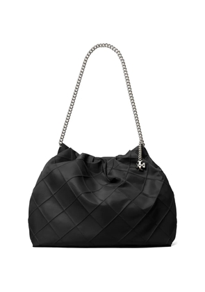 Tory Burch Fleming Nylon Hobo bag - Black