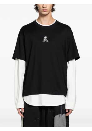 Mastermind World layered skull long-sleeve T-shirt - Black
