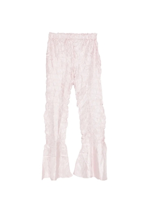 Gongdid Design scalloped ruffle trousers - Pink