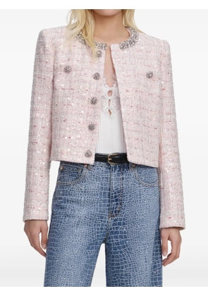 Self-Portrait embellished jacket - Pink