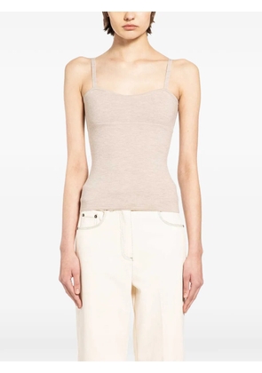 Max Mara spaghetti-straps tank top - Neutrals