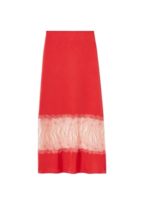 Claudie Pierlot lace A-line skirt - Red