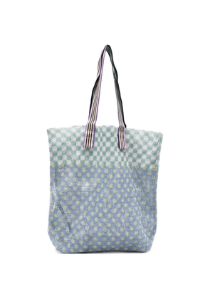 Épice Kanpur striped tote bag - Blue