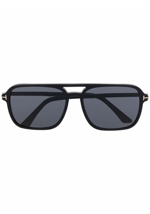 TOM FORD Eyewear tinted navigator-frame sunglasses - Black