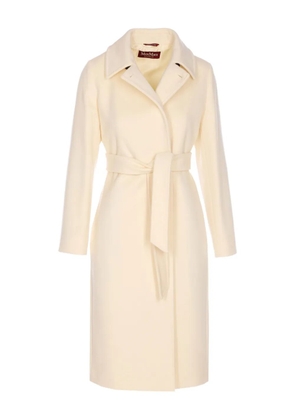 Max Mara Bcollag belted double-breasted coat - White