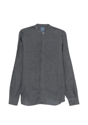 Barba grandad-collar shirt - Grey
