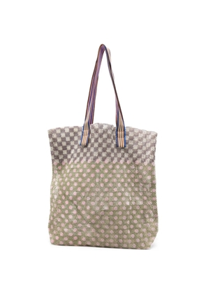 Épice Kanpur polka-dot tote bag - Green