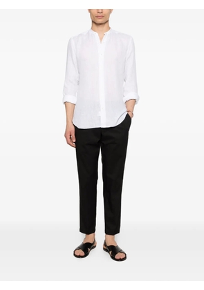 Barba mandarin-collar shirt - White