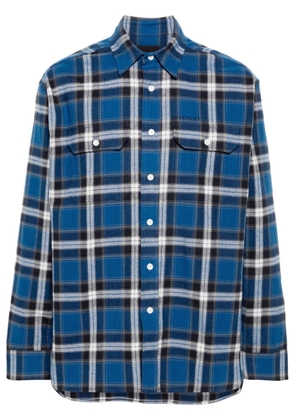 Givenchy check-print shirt - Blue