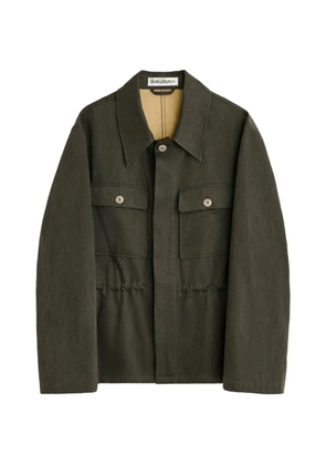 OUR LEGACY coated pocket jacket - Green