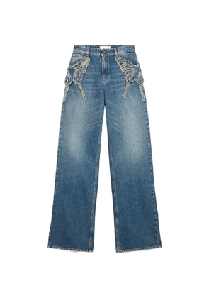 Blumarine butterfly jeans - Blue