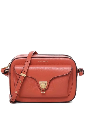 Coccinelle Beat Soft leather crossbody bag - Orange