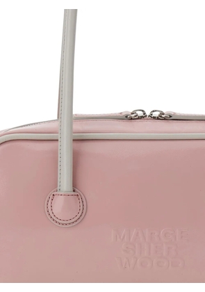 Marge Sherwood crinkle leather shoulder bag - Pink