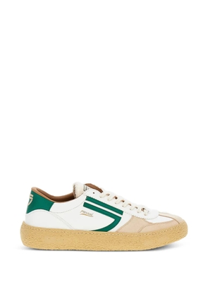 Puraai stripe-detail lace-up sneakers - Neutrals