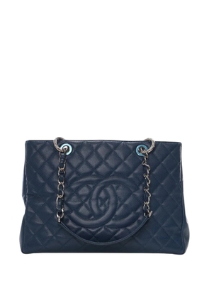 CHANEL Pre-Owned 2012-2013 Caviar Grand Shopping tote bag - Blue