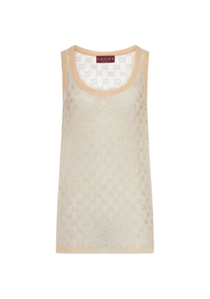 Gucci silk top - Neutrals