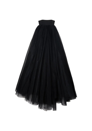 Off-White strapless tulle dress - Black