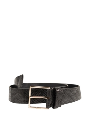 Max Mara braided leather belt - Black