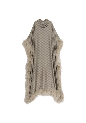 Gucci printed silk maxi dress - Neutrals