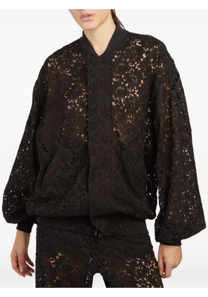 Federica Tosi lace bomber jacket - Black