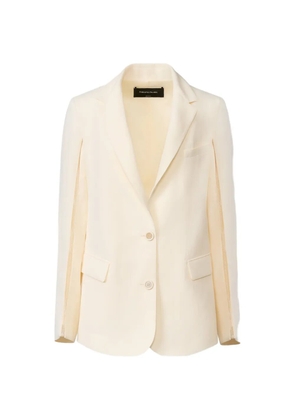 Fabiana Filippi button sleeve panel blazer - Neutrals