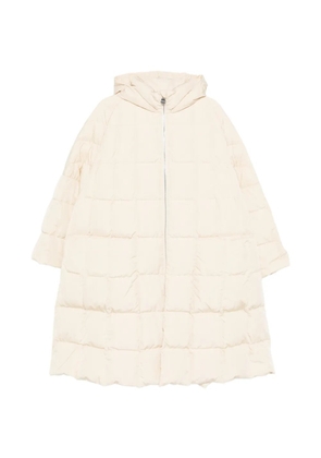 Ienki Ienki Trapeze hooded coat - Neutrals