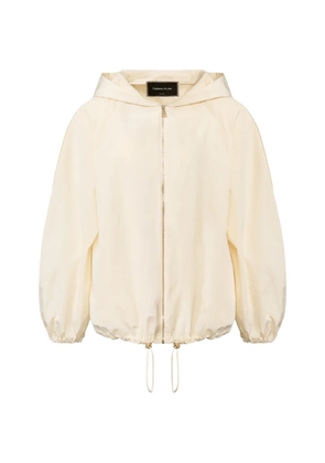 Fabiana Filippi hooded drawstring coat - Neutrals