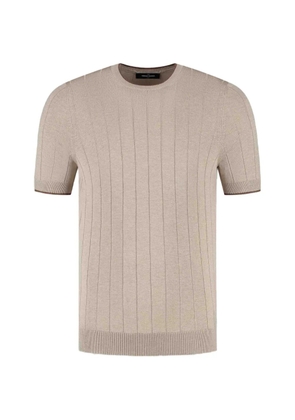 Gran Sasso ribbed-hem T-shirt - Neutrals