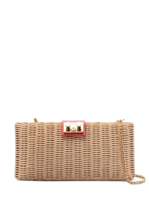 Rodo chain clutch bag - Neutrals