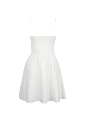 Faithfull the Brand smocked strap dress - White