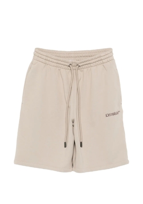 Off-White drawstring track shorts - Neutrals