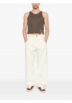 Golden Goose Mara text-print tank top - Brown