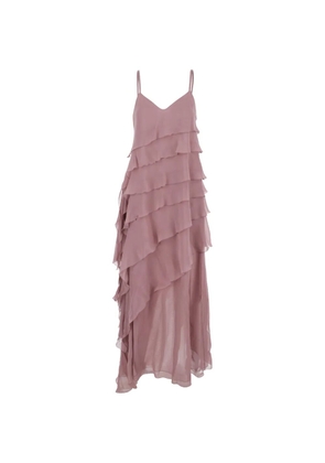 Antonelli Marilyn tiered-ruffles dress - Pink