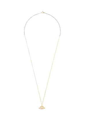 DALILA BARKACHE 18kt yellow gold diamond cage necklace
