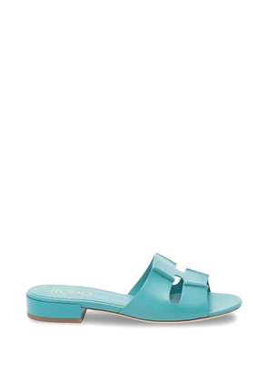Rodo cut-out flat sandals - Blue