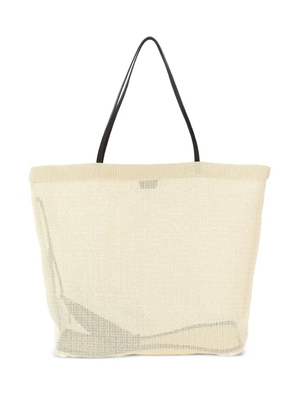 The Row Barn mesh tote bag - Neutrals