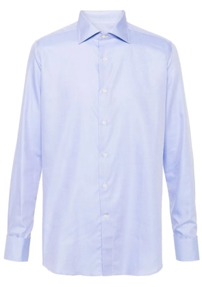 Canali jacquard shirt - Blue