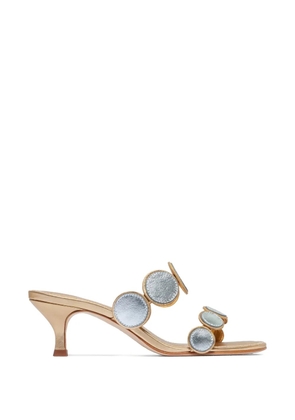 Bernardo Prya circle sandals - Silver