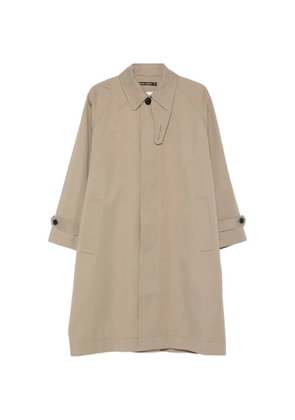 nicholson & nicholson buttoned trench coat - Neutrals