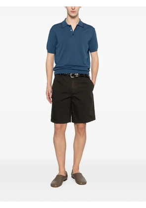 Canali short-sleeve polo shirt - Blue