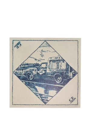 C.P. Company printed scarf - Neutrals