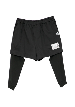 Maison MIHARA YASUHIRO layered shorts - Black