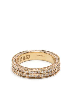 Kolours 14kt yellow gold diamond eternity ring
