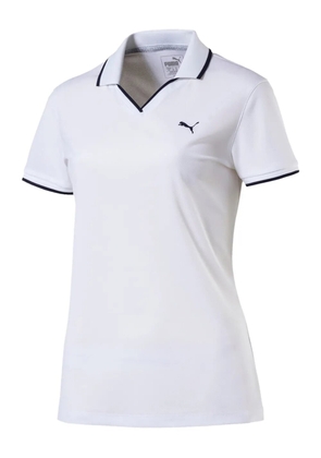 PUMA logo-embroidered T-shirt - White