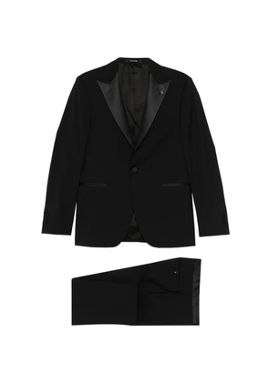 Tagliatore peak-lapel suit - Black