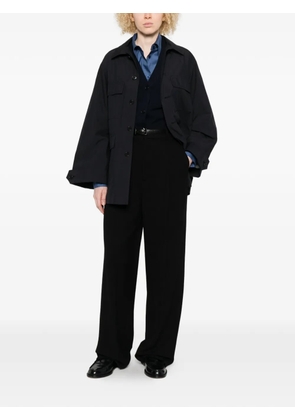 nicholson & nicholson multi-pocket shirt jacket - Blue