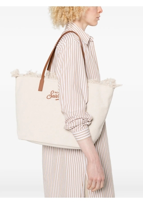MC2 Saint Barth fringed-detail tote bag - Neutrals